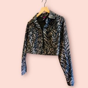 Flirtatious Cheetah Print Jacket- Girl’s